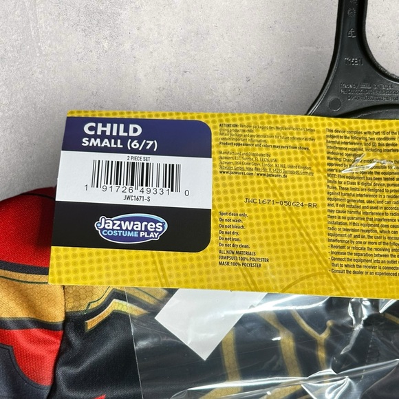 NWT Marvel spider-Man deluxe muscle, chest costume, kids, size small - Picture 7 of 8